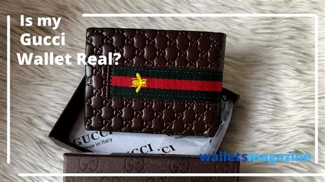 if gucci wallet has an id slot is it real|Gucci wallet original.